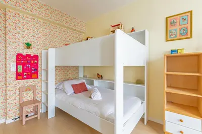 Un ou plusieurs lits dans un hébergement de l'établissement La Casita Mexicana - Kids Friendly by So Homy- 3 Bed Room - 6 PAX