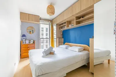 Un ou plusieurs lits dans un hébergement de l'établissement La Casita Mexicana - Kids Friendly by So Homy- 3 Bed Room - 6 PAX