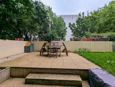 Jardin de l'établissement Chic and spacious apart with parking and garden