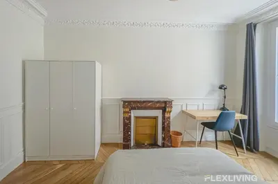 Un ou plusieurs lits dans un hébergement de l'établissement Flexliving - whole house - Hoche