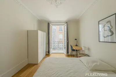 Un ou plusieurs lits dans un hébergement de l'établissement Flexliving - whole house - Hoche