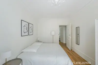 Un ou plusieurs lits dans un hébergement de l'établissement Flexliving - whole house - Hoche