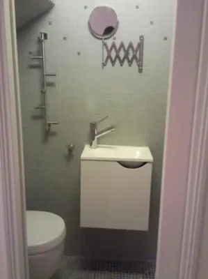 Salle de bains dans l'établissement Studio en plein cœur de Paris