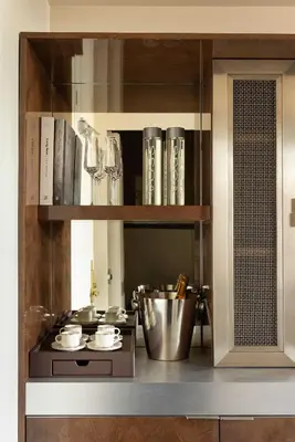 Cuisine ou kitchenette dans l'établissement Hotel Palais Bourbon