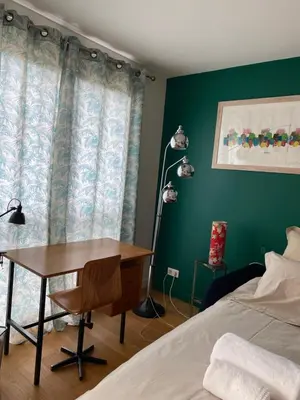 Un ou plusieurs lits dans un hébergement de l'établissement Cosy et Arty