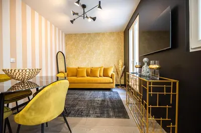 Coin salon dans l'établissement CIA - Triplex in Paris 17th