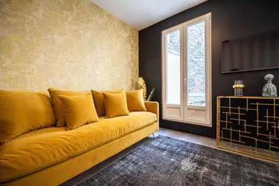 Coin salon dans l'établissement CIA - Triplex in Paris 17th