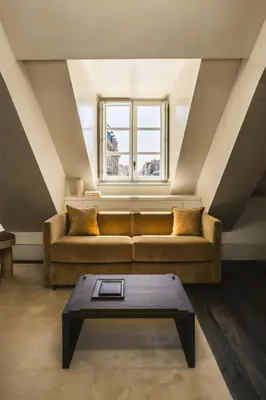 Coin salon dans l'établissement Mondovi Luxury Suites