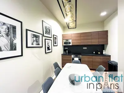 Cuisine ou kitchenette dans l'établissement 76 A - Temple RD