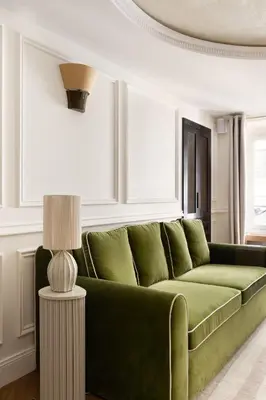 Coin salon dans l'établissement HIGHSTAY - Luxury Serviced Apartments - Victoires