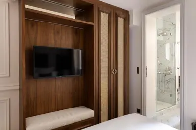 Un ou plusieurs lits dans un hébergement de l'établissement HIGHSTAY - Luxury Serviced Apartments - Victoires
