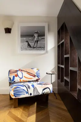 Coin salon dans l'établissement HIGHSTAY - Luxury Serviced Apartments - Victoires