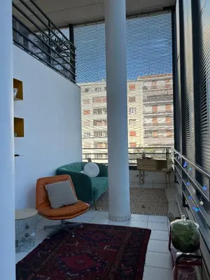 Coin salon dans l'établissement Un duplex à PARIS DAUMESNIL
