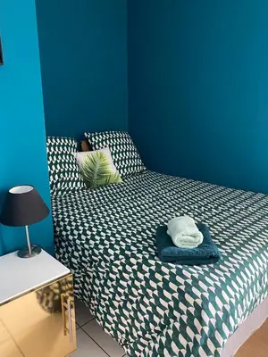 Un ou plusieurs lits dans un hébergement de l'établissement Un duplex à PARIS DAUMESNIL