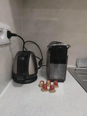 Plateau bouilloire dans l'établissement 5 People Apt Centre Paris 3em in Meslay Marais