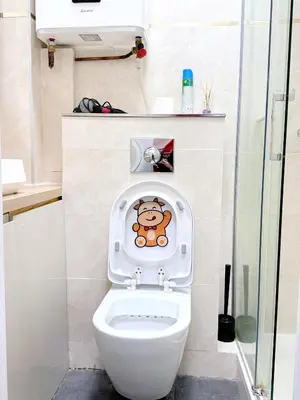 Salle de bains dans l'établissement 5 People Apt Centre Paris 3em in Meslay Marais