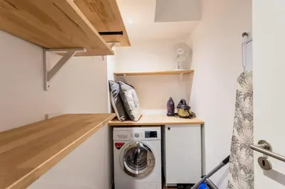 Cuisine ou kitchenette dans l'établissement Saint-Ouen - Simone Veil 1bdr by B'Your Home