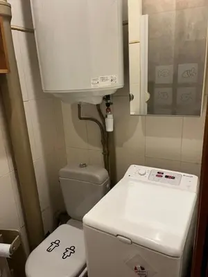 Salle de bains dans l'établissement Appartement charmant à Paris 20 eme