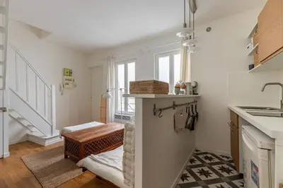 Cuisine ou kitchenette dans l'établissement Le Paris Secret - 2 Prs - Louvre - Paris