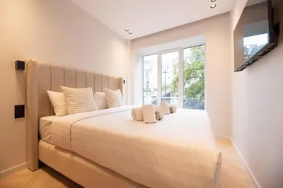 Un ou plusieurs lits dans un hébergement de l'établissement CIA - Châtelet-Marais Delight 4P