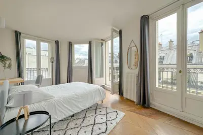Un ou plusieurs lits dans un hébergement de l'établissement Flexliving - whole flat - Septembre