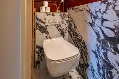 Salle de bains dans l'établissement Apt Central Hotel de Ville