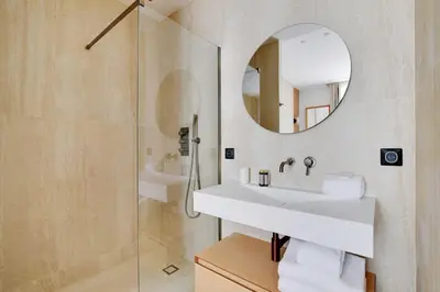Salle de bains dans l'établissement Appartement Moderne - 3BR-6P - Montorgueil