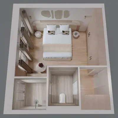 Cuisine ou kitchenette dans l'établissement Charming studio with AC - 2P- Musée du Louvre