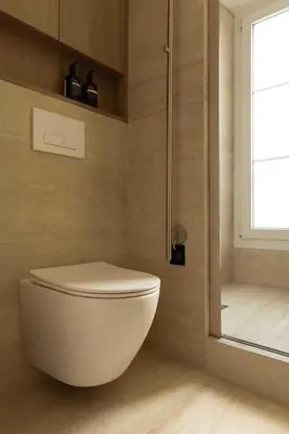 Salle de bains dans l'établissement Charming studio with AC - 2P- Musée du Louvre