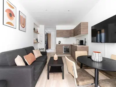 Cuisine ou kitchenette dans l'établissement Modern apartment -1BR-4P- Saint-Germain-des-Prés