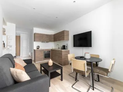 Télévision ou salle de divertissement dans l'établissement Modern apartment -1BR-4P- Saint-Germain-des-Prés
