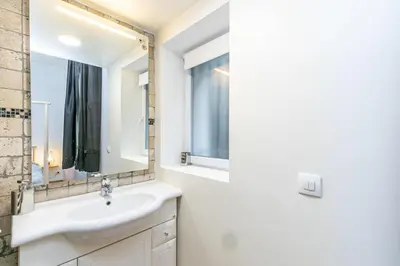 Salle de bains dans l'établissement Cœur de Voltaire - Appartement Cosy&Design
