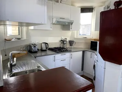 Cuisine ou kitchenette dans l'établissement Star rain