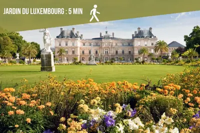 Jardin de l'établissement Le Columba-Studio Parisien Saint-Germain