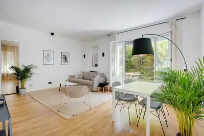 Coin salon dans l'établissement Suite Double Ranelagh