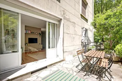 Balcon ou terrasse dans l'établissement Suite Double Ranelagh
