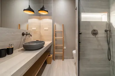 Salle de bains dans l'établissement Luxury apartment of 140 sqm