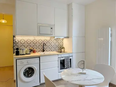 Cuisine ou kitchenette dans l'établissement Chic Cosy Calm - Monparnasse