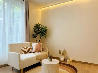 Coin salon dans l'établissement Chic Cosy Calm - Monparnasse