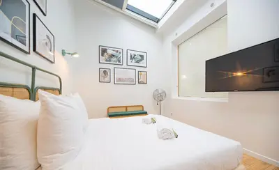 Un ou plusieurs lits dans un hébergement de l'établissement CIA - Notre Dame spacious Home