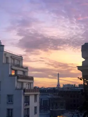 Lever ou coucher de soleil vu de l'appartement ou à proximité