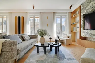 Coin salon dans l'établissement Écrin de Prestige à Dauphine