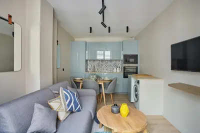 Cuisine ou kitchenette dans l'établissement Charming apartment 1BR - Montorgueil-Sentier