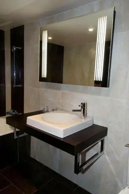 Salle de bains dans l'établissement Le Franklin