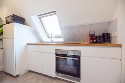 Cuisine ou kitchenette dans l'établissement CIA - Avenue de Villiers