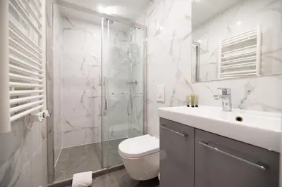 Salle de bains dans l'établissement CIA - Bastille Coziness