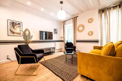 Coin salon dans l'établissement CIA - Bastille Coziness