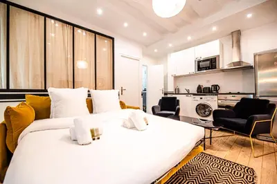 Cuisine ou kitchenette dans l'établissement CIA - Bastille Coziness