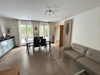 Coin salon dans l'établissement Maison Cesalyna