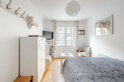 Un ou plusieurs lits dans un hébergement de l'établissement Heart of Paris III, Le Marais - Charming Apartment